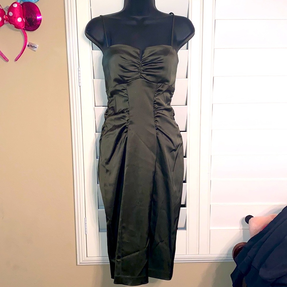 XSCAPE Green Dress